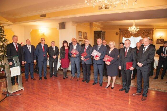 Spotkanie wigilijne   starogardzkich przedsiębiorców.