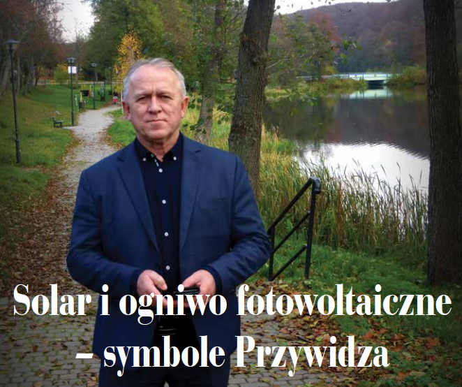 Solar i ogniwo fotowoltaiczne – symbole Przywidza