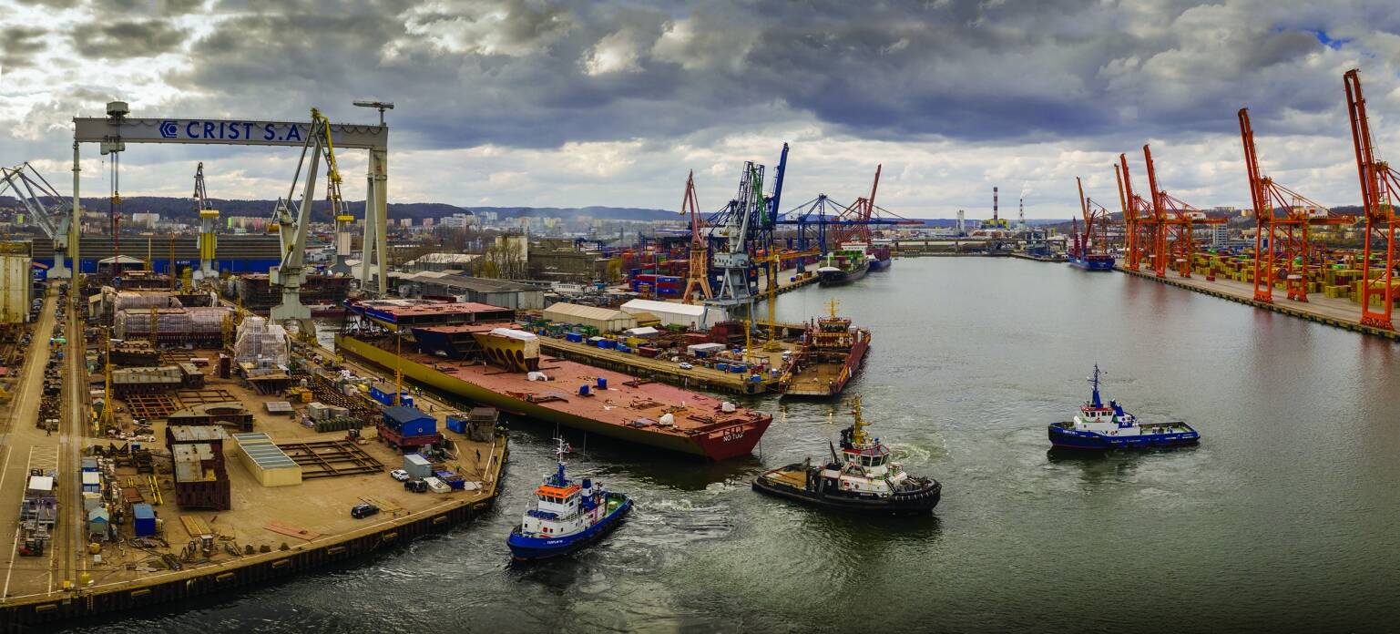 Kolejny mega blok popłynął do Francji ze stoczni CRIST