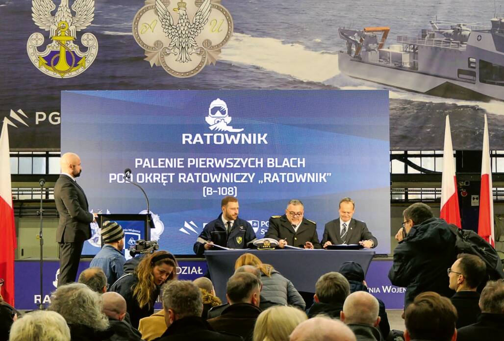 „Wojenna” nie zwalnia tempa. Rozpoczęcie budowy okrętu ratowniczego Ratownik.