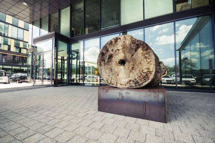 Rzezba Pawla Sasina w Luzyckiej Office Park. Fot. Allcon Investment